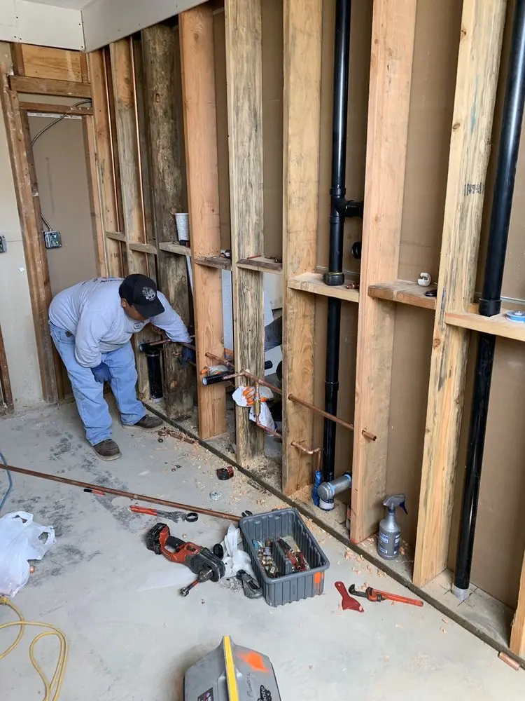 Commercial rough-in plumbing for Gas Line Repair in North Crosswicks